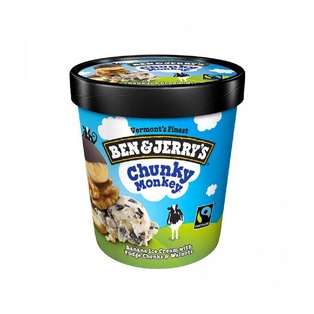 BEN & JERRY CHUNKY MONKEY  1 PINT