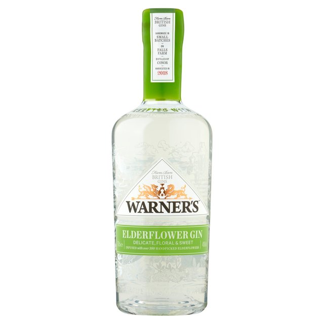 WARNER'S ELDERFLOWER GIN 70CL