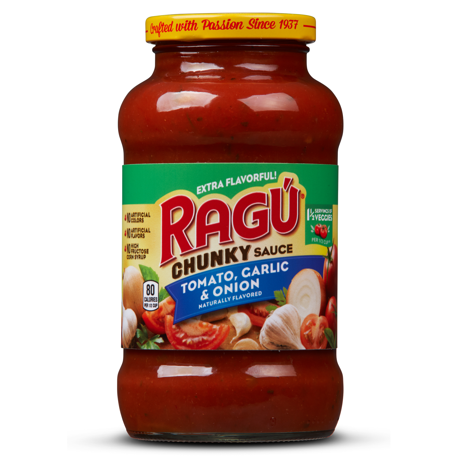 RAGU - CHUNKY TOMATO ONION & GARLIC 24OZ