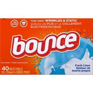 BOUNCE DRYER SHEETS - FRESH LINEN (40CT)