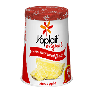 YOPLAIT ORIG PINEAPPLE 6oz