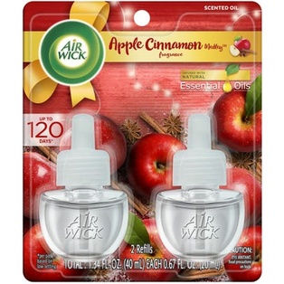 AIRWICK SCENTED OIL - APPLE CINN 2 REFILLS