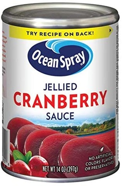 OCEAN SPRAY JELLIED CRANBERRY SAUCE 397G