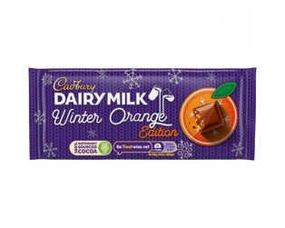 Cadbury Dairy Milk Winter Orange 95g