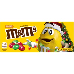 [11688] M&amp;M CHRISTMAS BX (PEANUT)3.1OZ