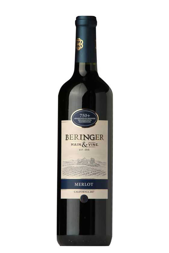 BERINGER M&V MERLOT 750ML