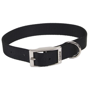 PET NYLON COLLAR BLACK 18"