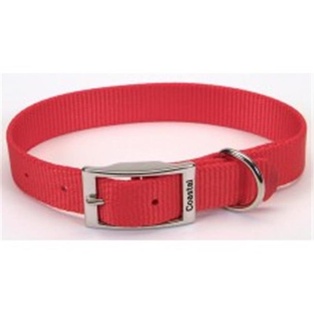 PET NYLON COLLAR RED 14"