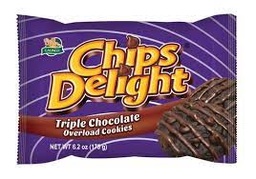 [12101] CHIPS DELIGHT - TRIPLE CHOCOLATE COOKIES 175G