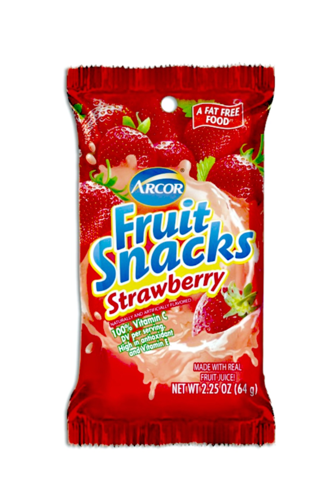 Arcor Fruit Snack Strawberry 2.25oz