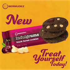 BERMUDEZ INDULGEUMS BLACK FOREST COOKIES 145G