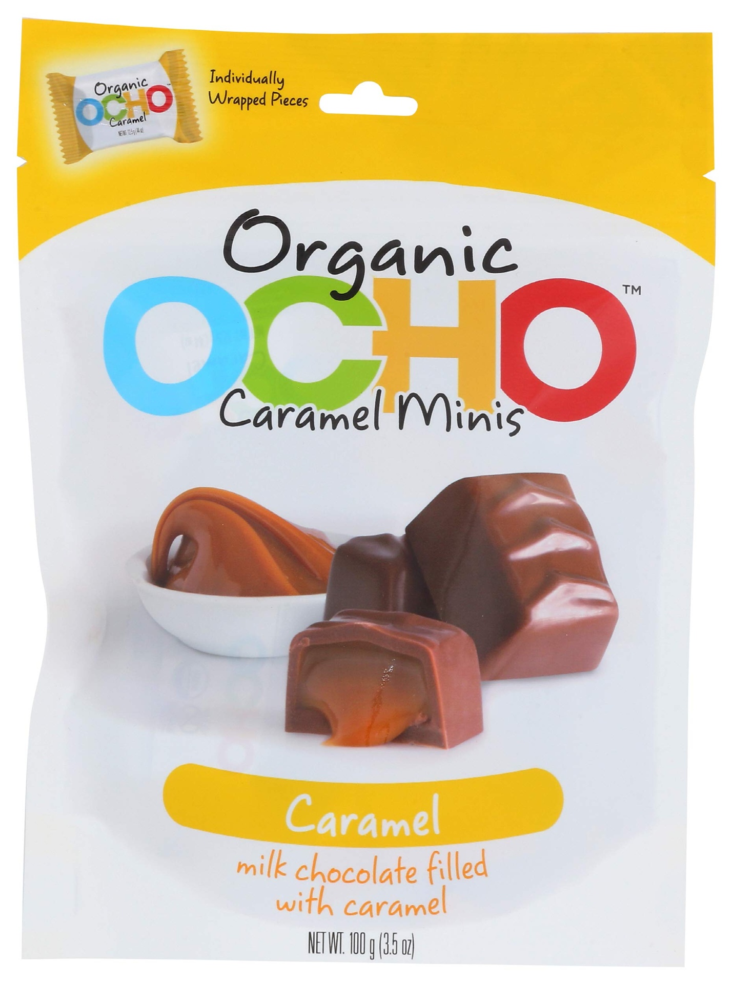 OCHO MILK CHOC CARAMEL MINI 12.5G