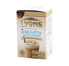 LYONS 3 IN 1 ICED LATTE - SALTED CARAMEL (12PKS)