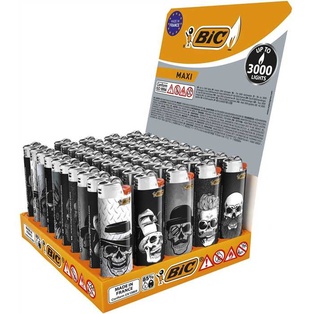 BIC LIGHTER SKULLS