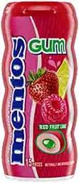 [13074] MENTOS GUM BTL RED FRUIT LIME 15PCS