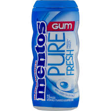 MENTOS GUM BTL FRESH MINT 15PCS