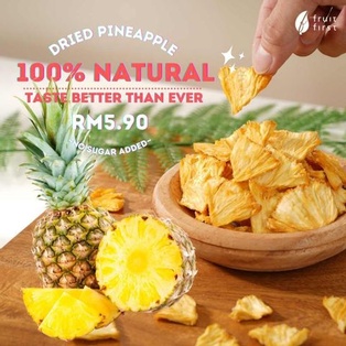 FRUIT 1ST DRIED PINEAPPLE 24G