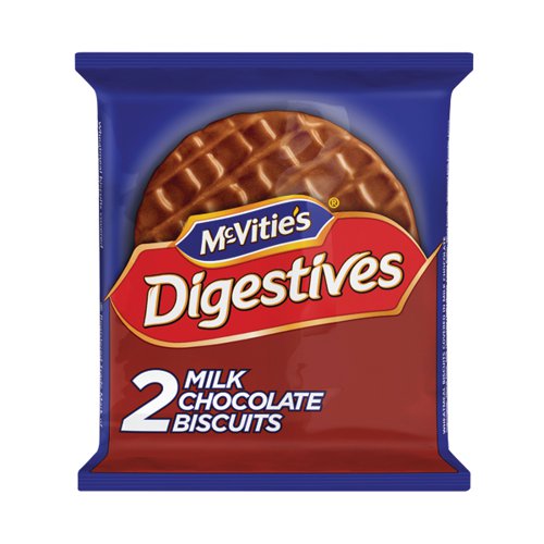 McVities Digestive Milk Choc (x2) 33.3g