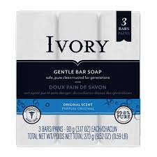 IVORY GENTLE BAR SOAP (3 BARS) 3.1OZ