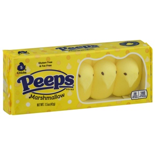 PEEPS MMALLOW CHICKS YEL. 1.5OZ