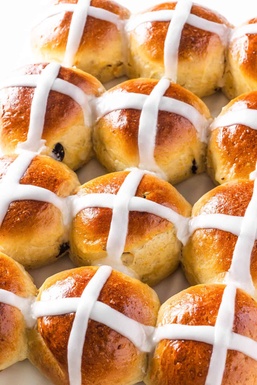 LINDA'S-HOT CROSS BUNS (3PK)