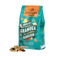 MORNFLAKE CRUNCHY GRANOLA HAWAIIAN 500G