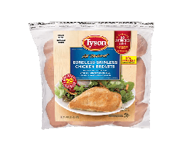 [13774] TYSON BONELESS CHICKEN BREAST 2.5LB