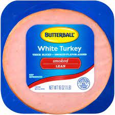 BUTTERBALL SMOKED WHITE TURKEY 16OZ