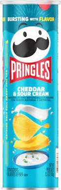 PRINGLES CHEDDAR SOUR CREAM 158G