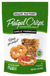 [14023] SNACK FACTORY - PRETZEL GARLIC PARMESAN 7.2OZ