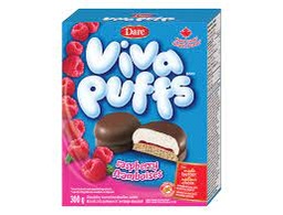 [14048] Dare Viva Puffs Strawberry Cookies 300g