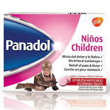 PANADOL CHILDREN CHEWABLE TABS 100'S