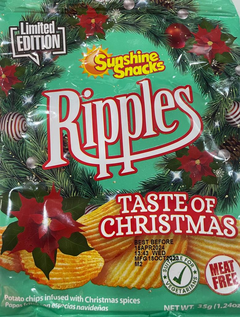 RIPPLES TASTE OF XMAS 35G