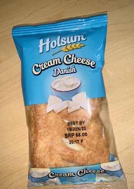 KISS HOLSUM CREAM CHEESE DANISH 70G