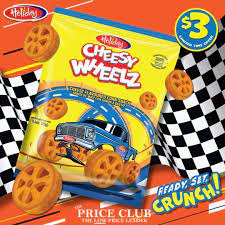 HOLIDAY CHEESY WHEELZ 25G