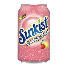 SUNKIST STRAWBERRY LEMONADE 355ML