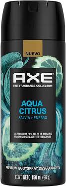 AXE B/SPRAY AQUA CITRUS 96G