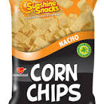 SUNSHINE CORN CHIPS NACHO 50G