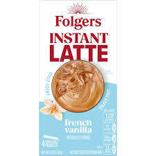 FOLGERS INSTANT F/VANILLA 1CT