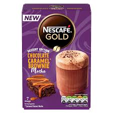 NESCAFE CHOC CARAMEL BROWNIE 7CT