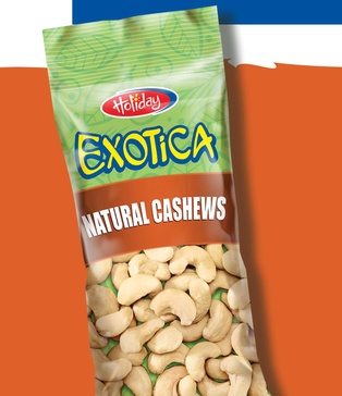 EXOTICA NATURAL CASHEWS 55g