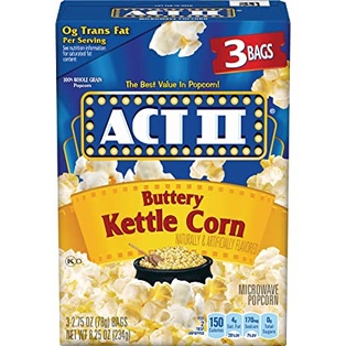 Act11 Popcorn Kettle Corn 8.25OZ