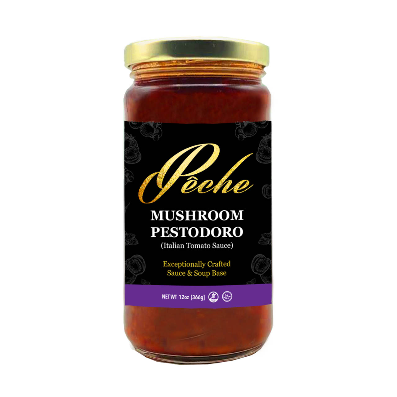 PECHE PASTRY MUSHROOM PESTODORO 16OZ